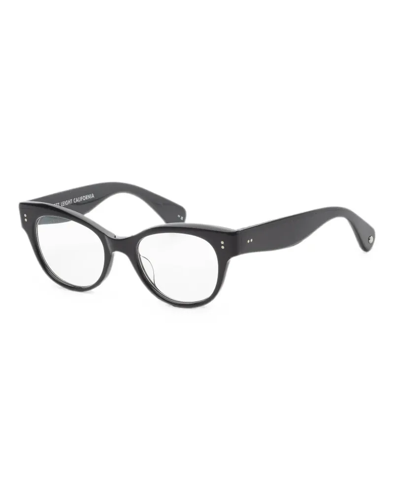 Garrett Leight Octavia Cat-Eye-Brille - Schwarz Schwarz