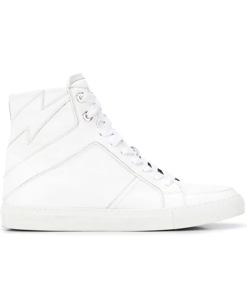 Zadig & Voltaire Klassische High-Top-Sneakers - Weiß Weiß