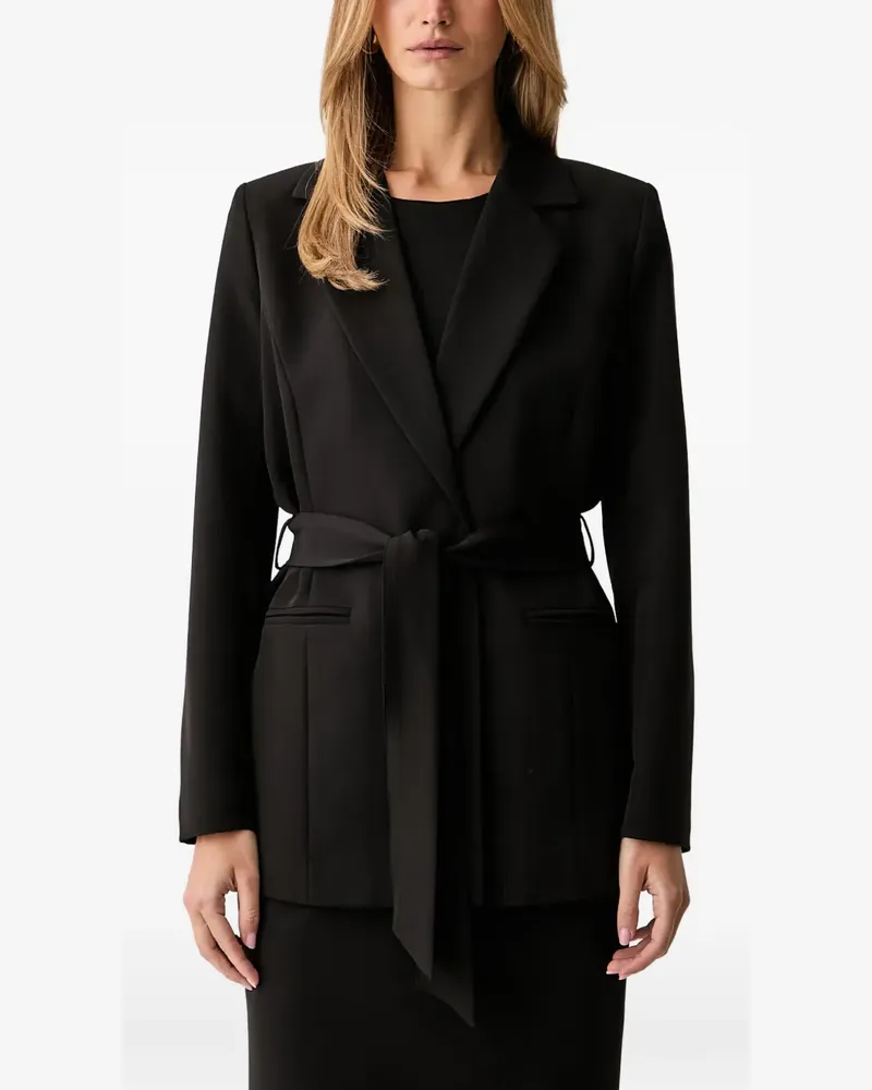 Fracomina Blazer mit fallendem Revers - Schwarz Schwarz