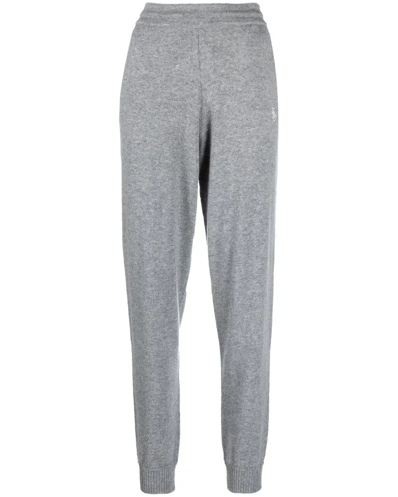 SPORTY & RICH Jogginghose mit Logo-Stickerei - Grau Grau