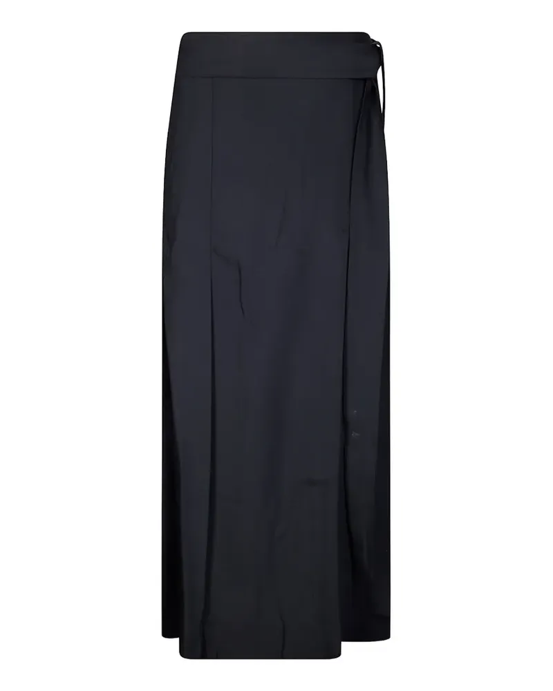 Studio Nicholson belted midi skirt - Schwarz Schwarz