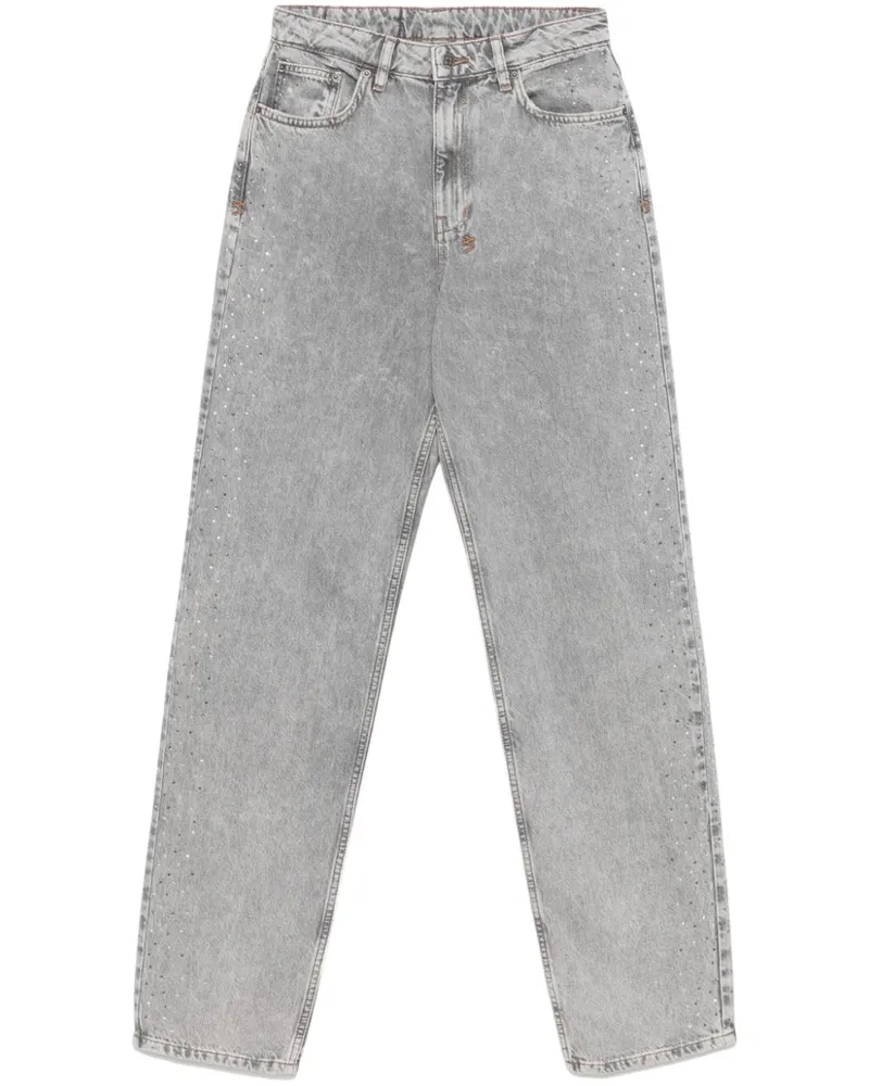 ksubi Play-back Dime Krystal Trashed Jeans - Grau Grau