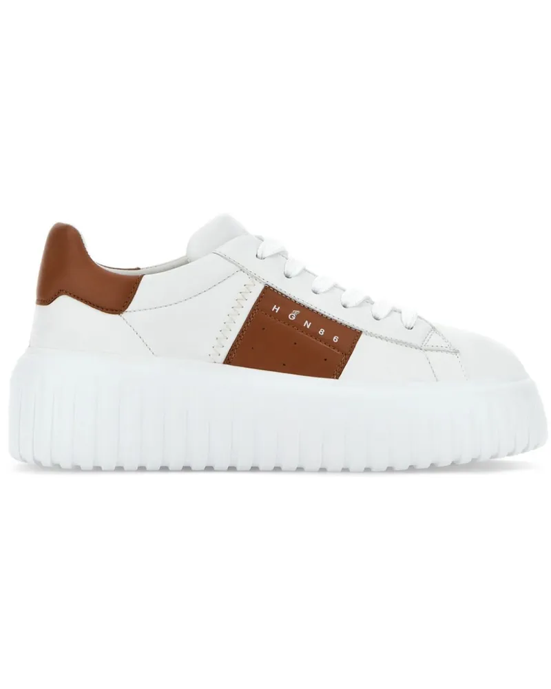 Hogan Sneakers mit Logo - Weiß Weiß