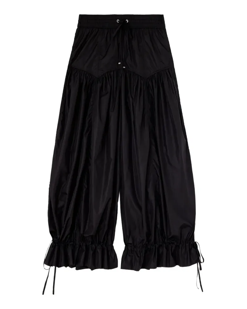 Ganni Hose aus Nylon in Schwarz Schwarz