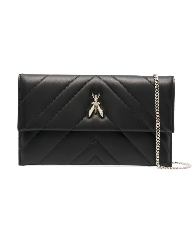 Patrizia Pepe Gesteppte Clutch Schwarz