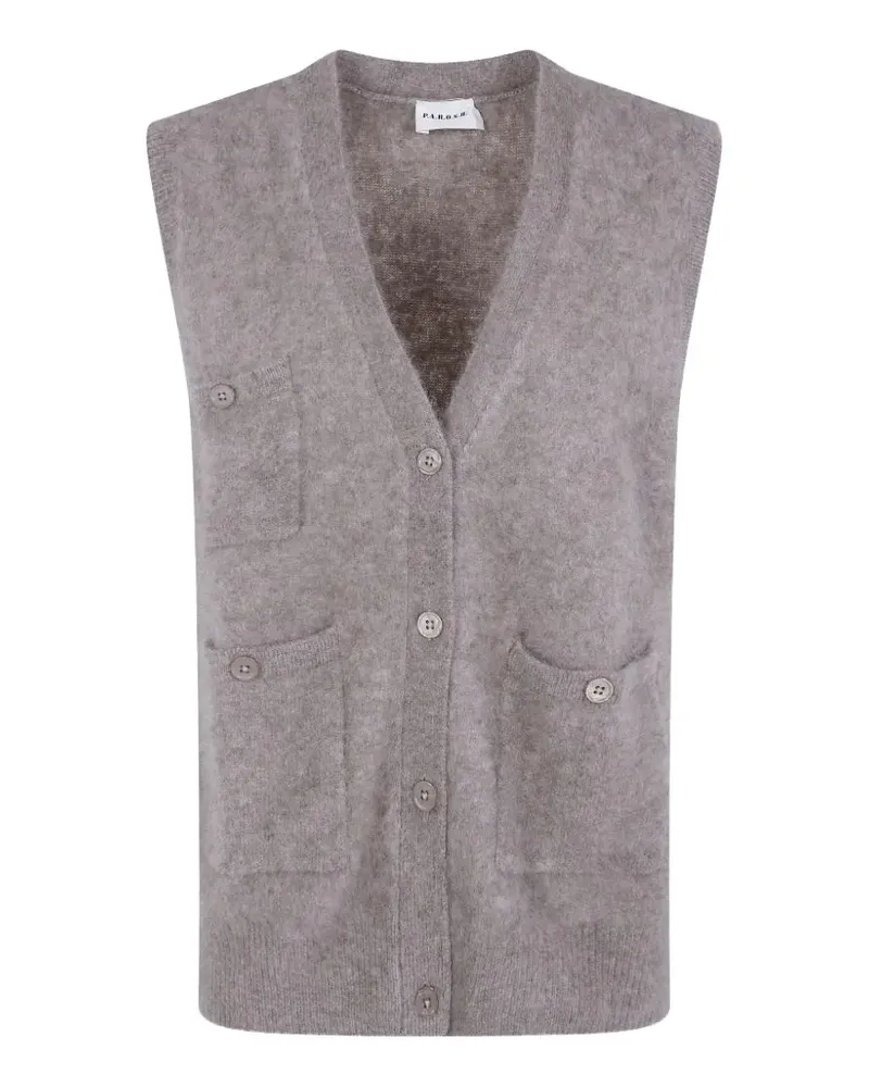 P.A.R.O.S.H. P.A.R.O H. Cardigan mit Knöpfen - Nude Nude