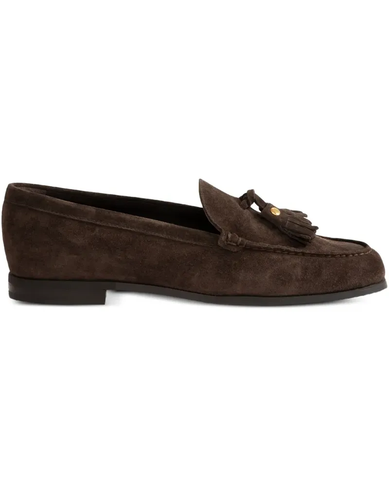 Church's Loafer aus Wildleder mit Quasten - Braun Braun