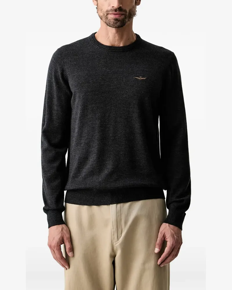 Aeronautica Militare wool sweater - Grau Grau