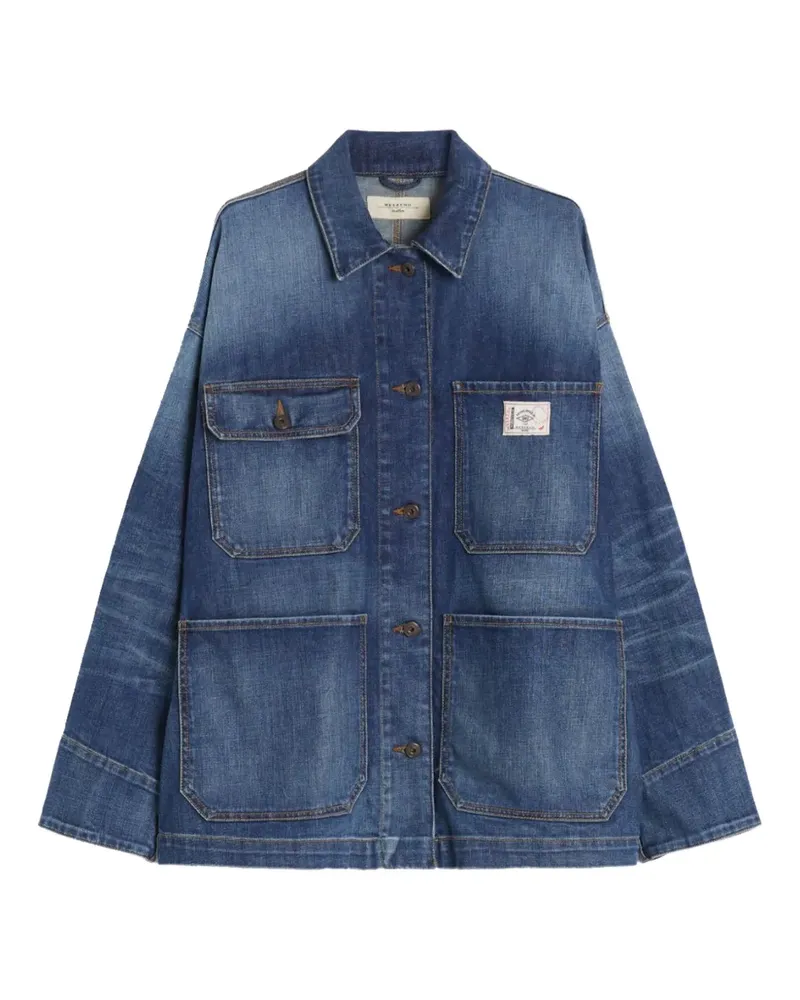 Max Mara Aligi Jeansjacke - Blau Blau