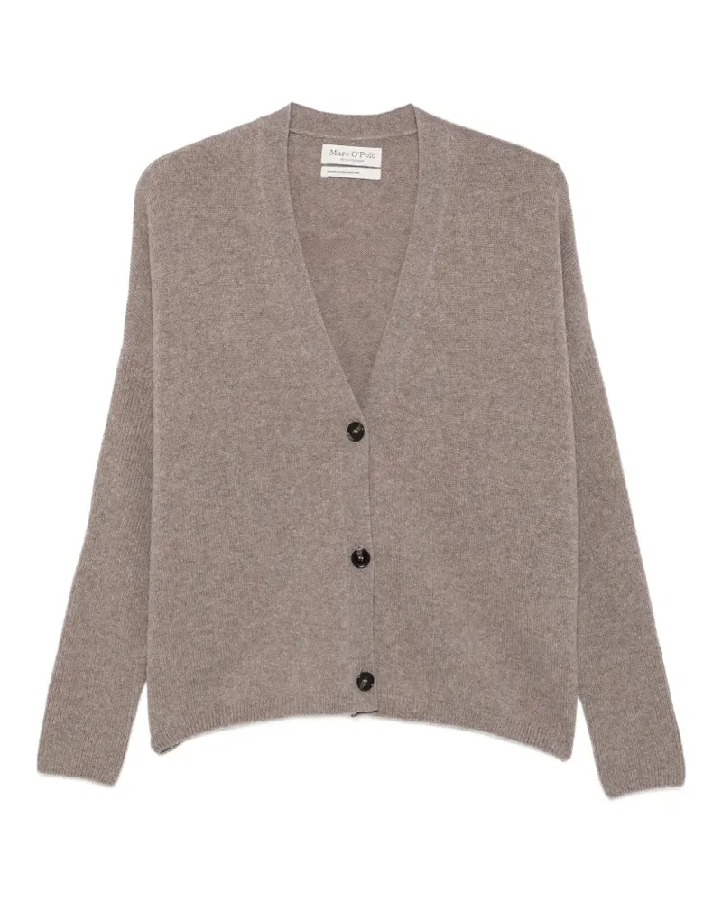 Marc O'Polo Cardigan mit V-Ausschnitt - Grau Grau