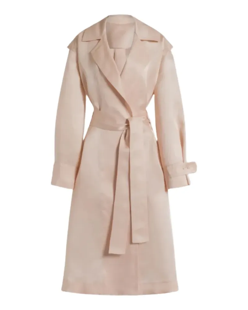 Alberta Ferretti Trenchcoat mit verstellbaren Bündchen - Rosa Rosa