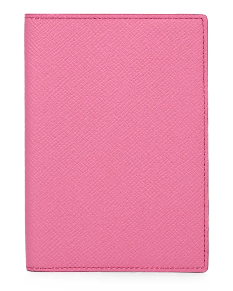 Smythson Panama Pass-Etui - Rosa Rosa
