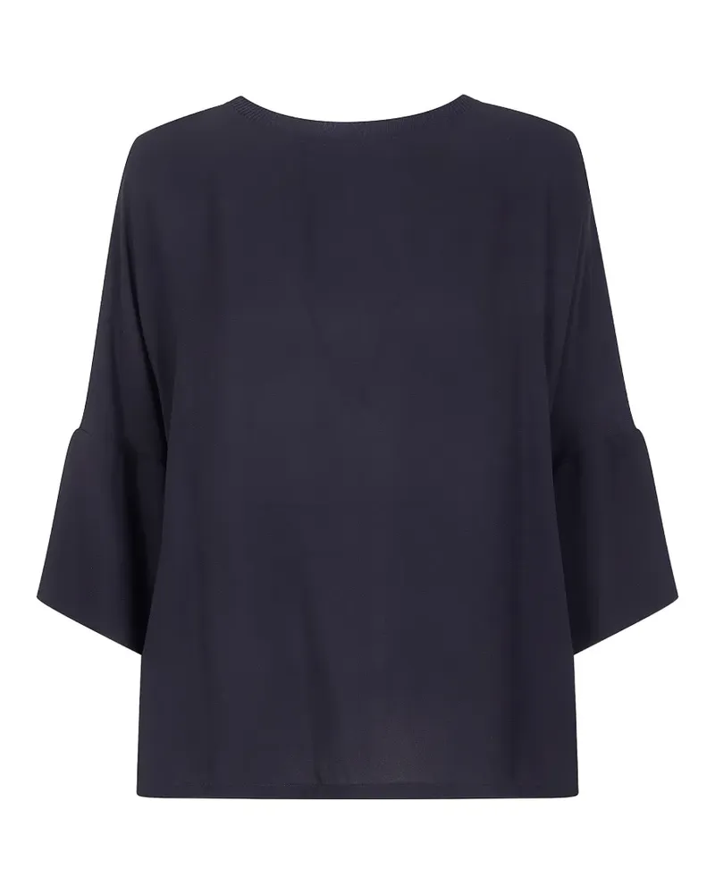 Liviana Conti Deni Bluse mit Glockenärmeln - Schwarz Schwarz