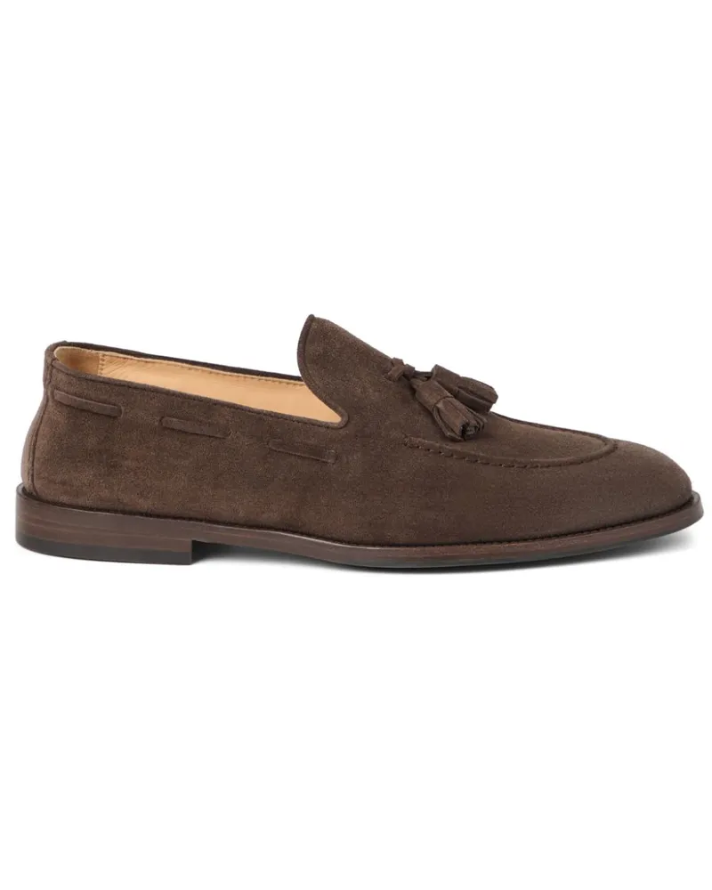 Brunello Cucinelli Loafer aus Wildleder - Braun Braun