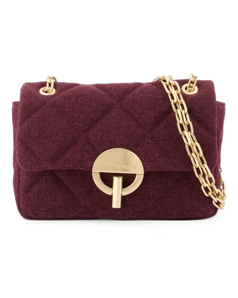Vanessa Bruno Gesteppte Moon Moyen Schultertasche - Rot Rot