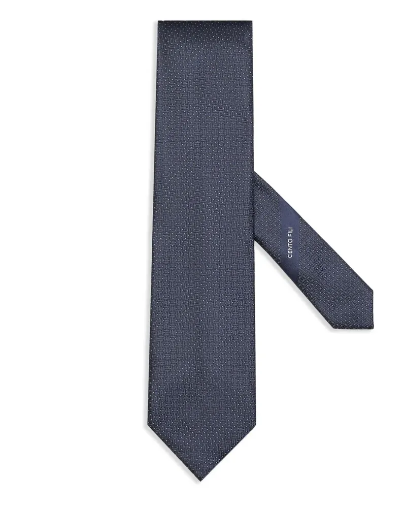 Ermenegildo Zegna Krawatte aus Seide - Blau Blau