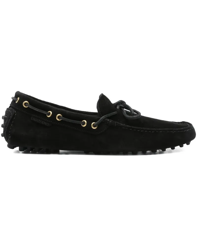 Tom Ford Loafer aus Wildleder - Schwarz Schwarz