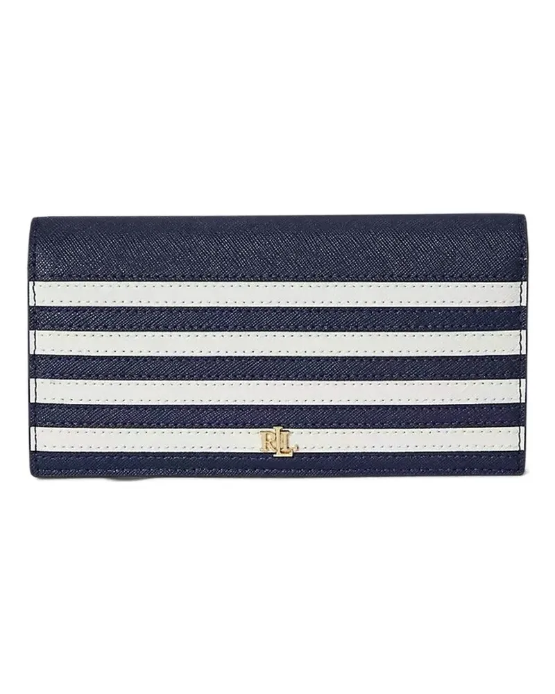 Ralph Lauren Gestreiftes Portemonnaie - Blau Blau