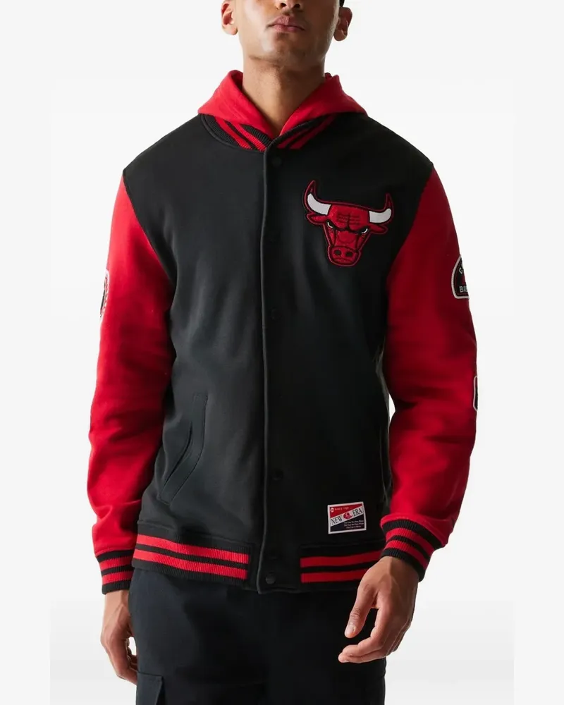 New Era Chicago Bulls varsity jacket - Schwarz Schwarz