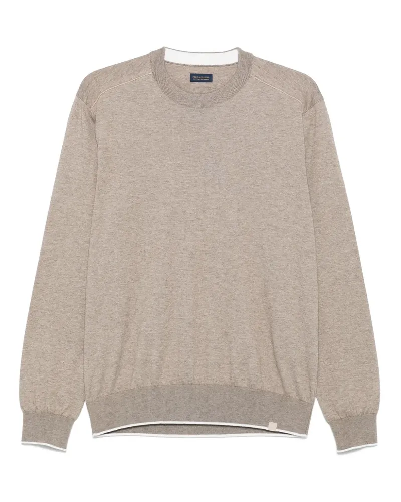 Paul & Shark Sweatshirt mit meliertem Effekt - Nude Nude