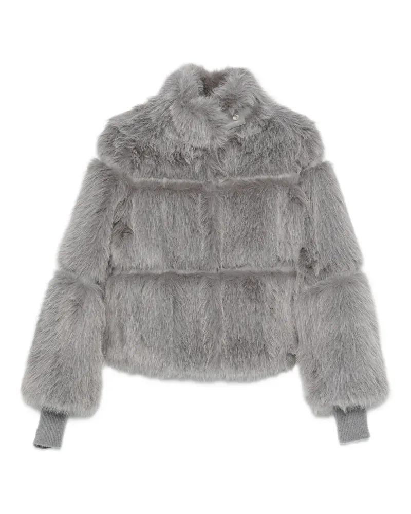 Patrizia Pepe Jacke aus Faux Fur - Grau Grau