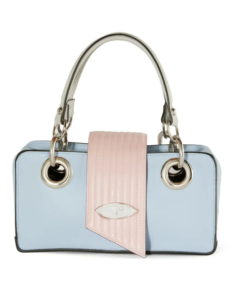 Emilio Pucci Crush Schultertasche - Blau Blau