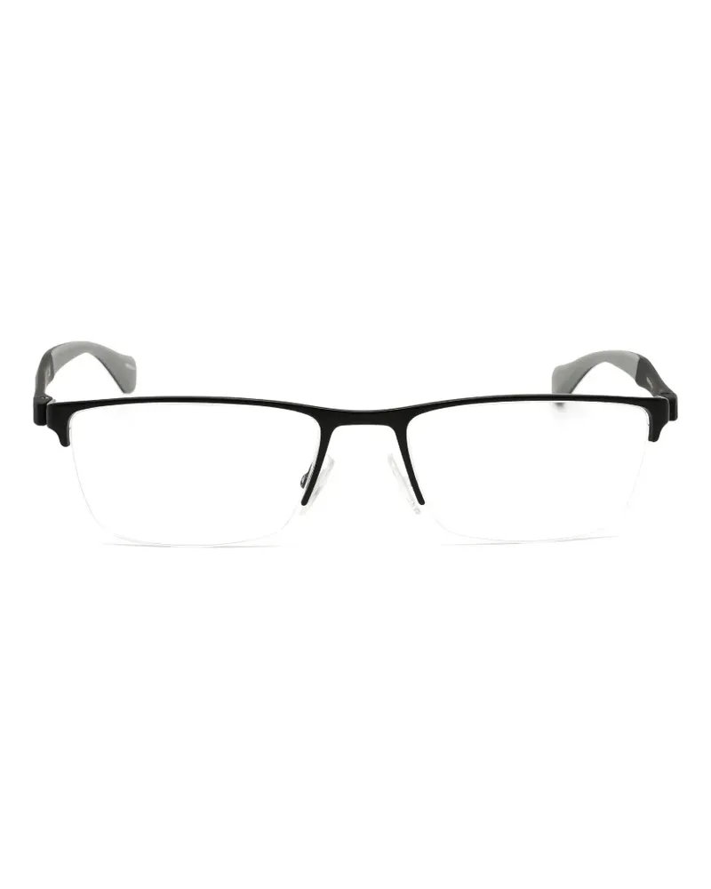 HUGO BOSS Brille mit eckigem Gestell - Schwarz Schwarz