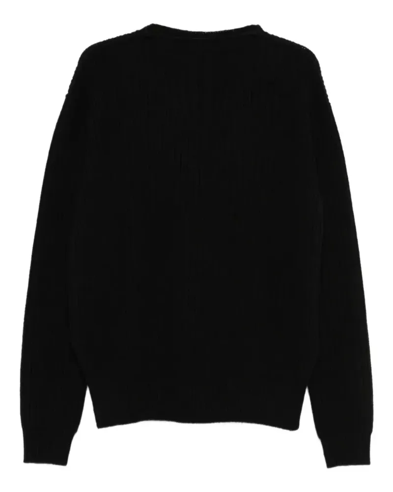 Rick Owens Pullover mit Stehkragen - Schwarz Schwarz