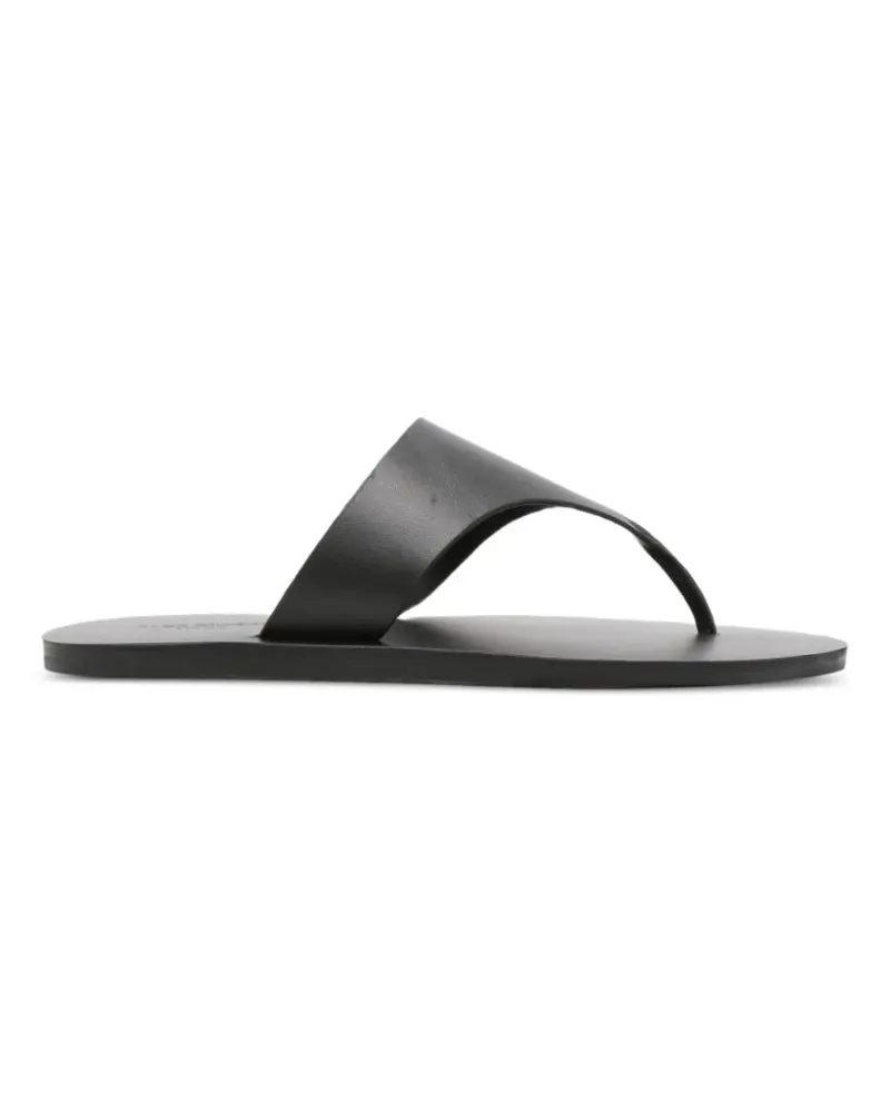 Manebí leather thong-strap sandals - Schwarz Schwarz