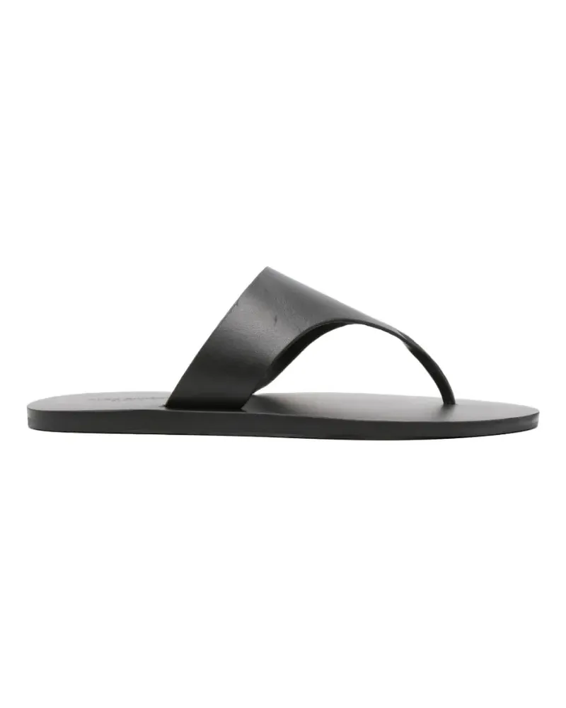 Manebí leather thong-strap sandals - Schwarz Schwarz