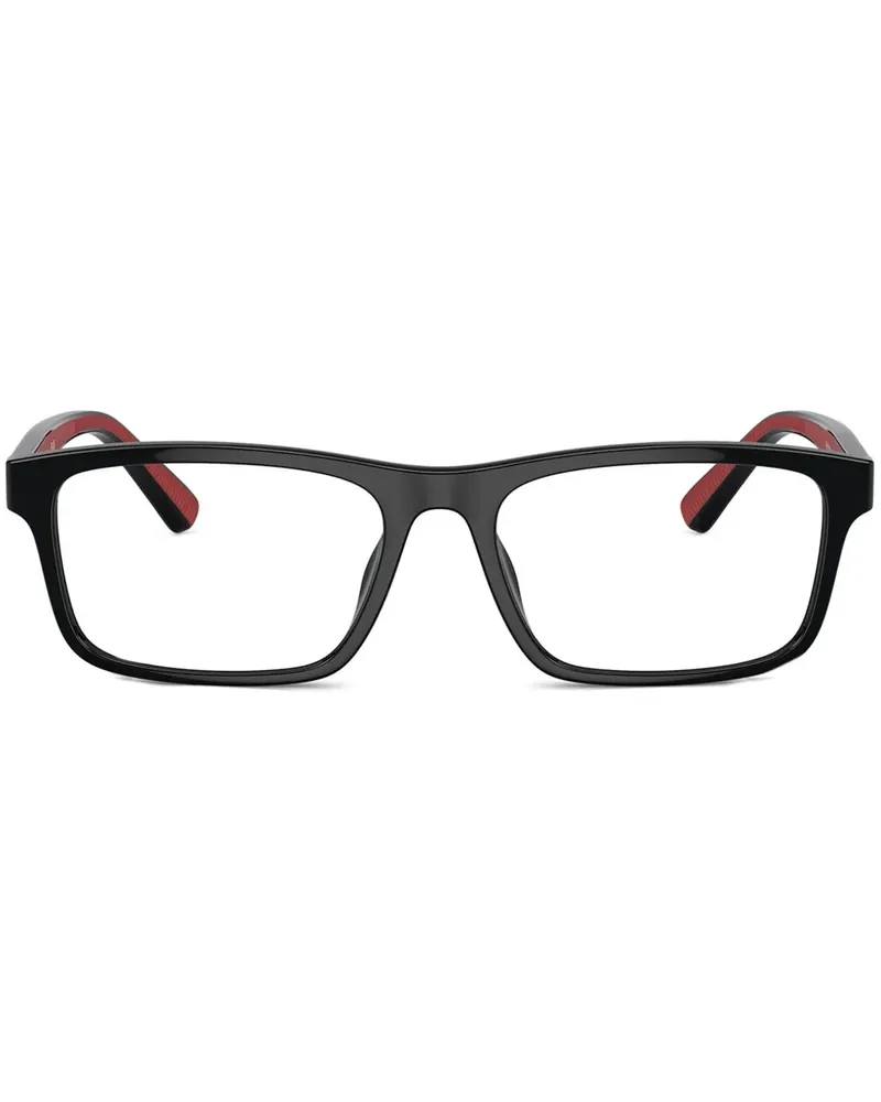 Ralph Lauren Brille mit eckigem Gestell - Schwarz Schwarz
