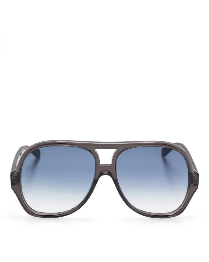 Chloé Getönte Pilotenbrille - Schwarz Schwarz