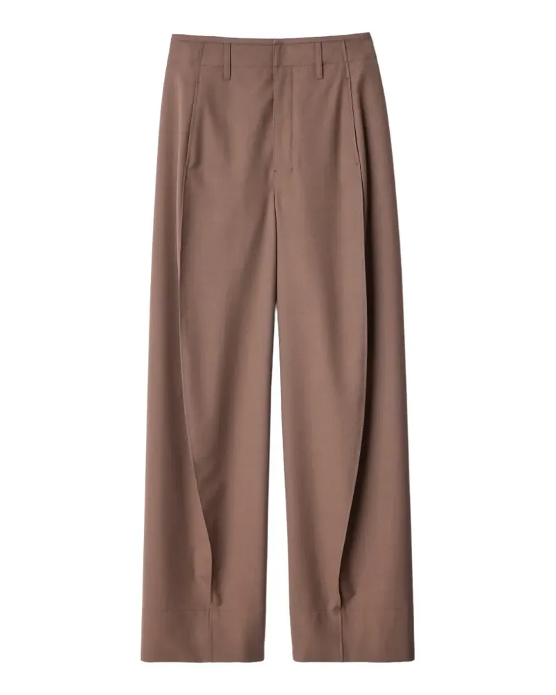 Christophe Lemaire baggy pants in tropical wool blend - Braun Braun