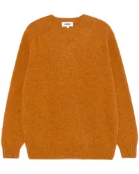 YMC Pullover aus Wildleder Orange