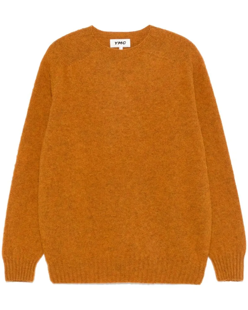 YMC Pullover aus Wildleder Orange