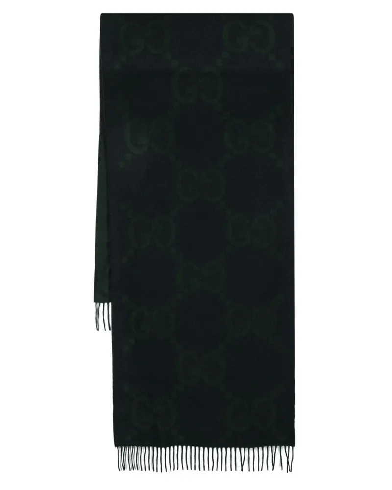 Gucci Schal mit GG-Muster - Blau Blau