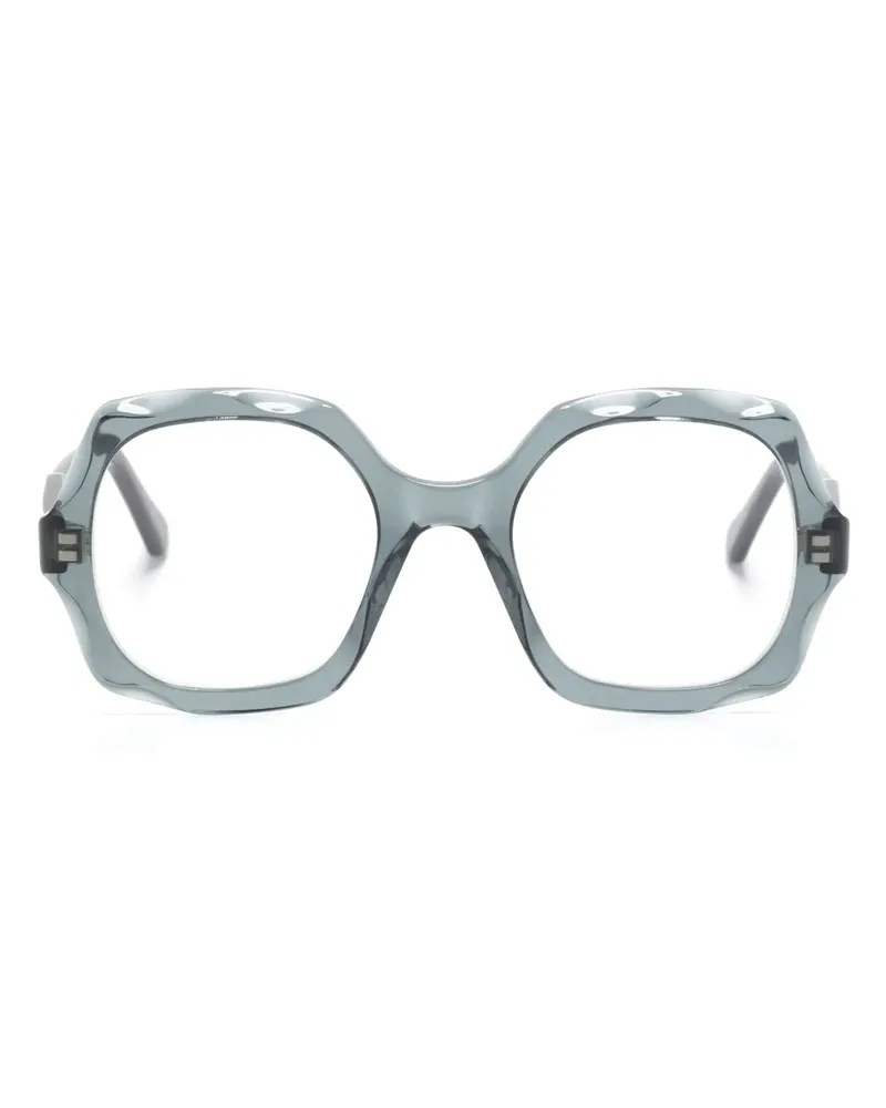 Chloé Brille mit geometrischem Gestell - Schwarz Schwarz
