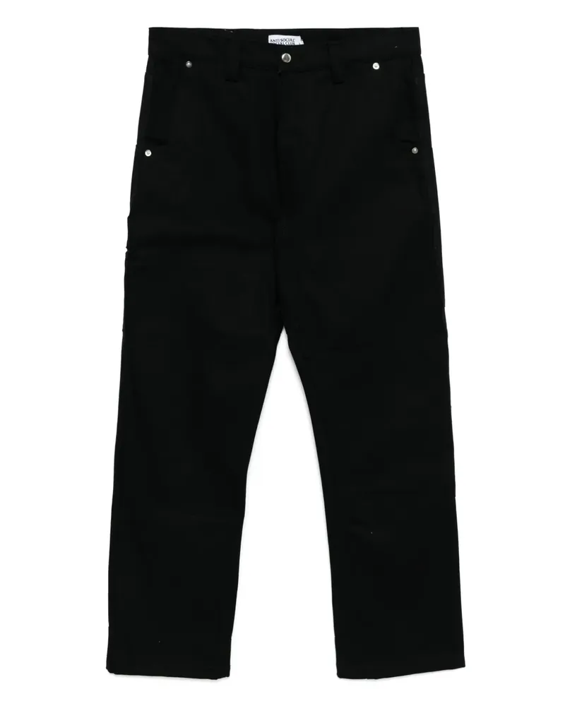 Anti Social Social Club Mechanic Jeans - Schwarz Schwarz