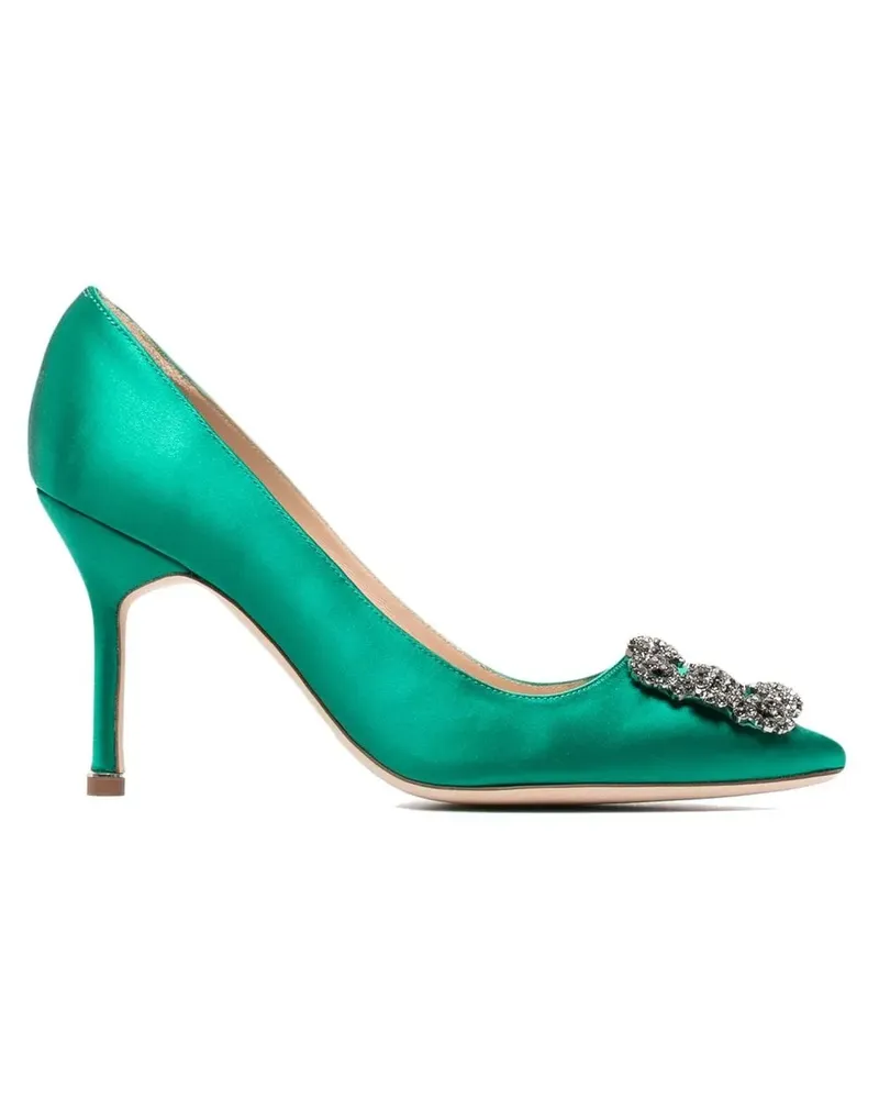 Manolo Blahnik Hangisi Pumps 90mm - Grün Grün