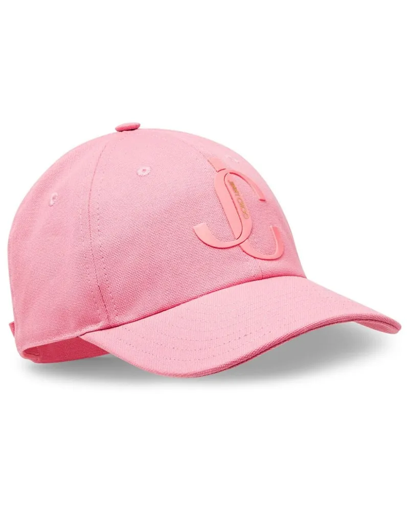 Jimmy Choo Paxy Baseballkappe mit Logo - Rosa Rosa