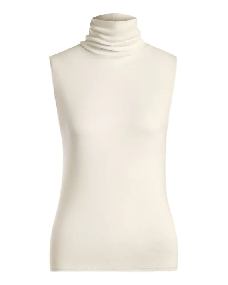 12 STOREEZ Nicole sleeveless roll-neck top - Nude Nude