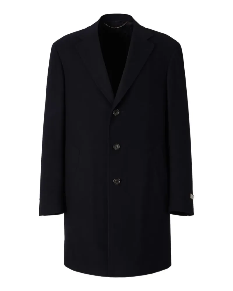 Canali Mantel mit fallendem Revers - Blau Blau