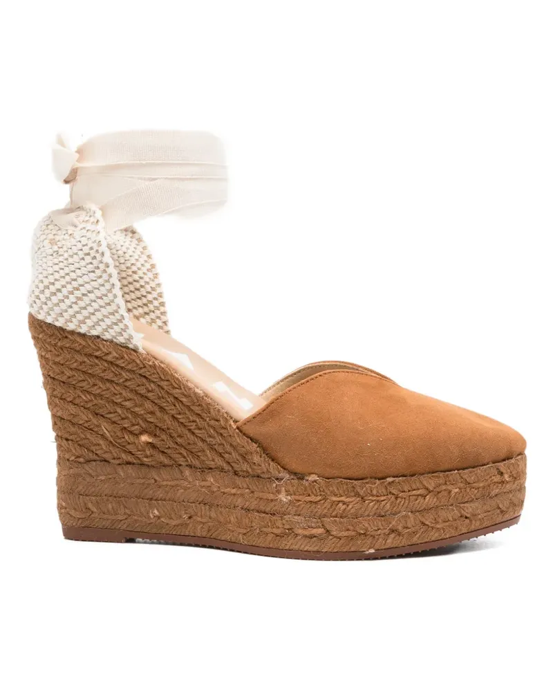 Manebí tie-detail almond-toe espadrilles - Braun Braun