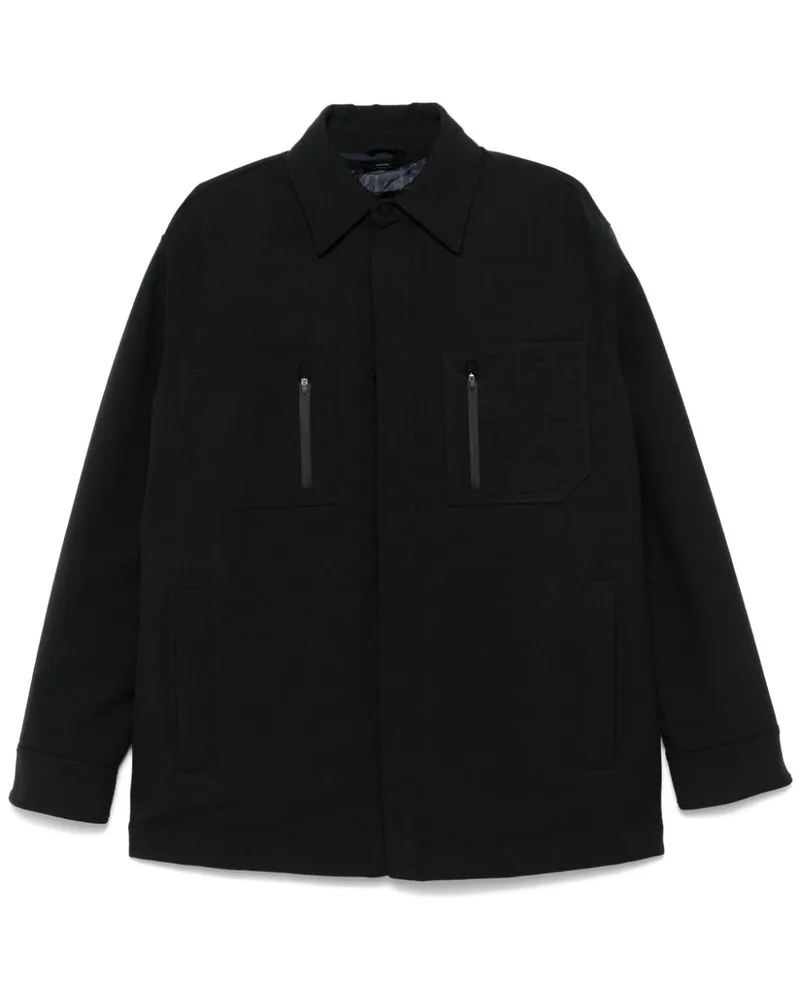 Fendi Gefütterte Jacke - Schwarz Schwarz