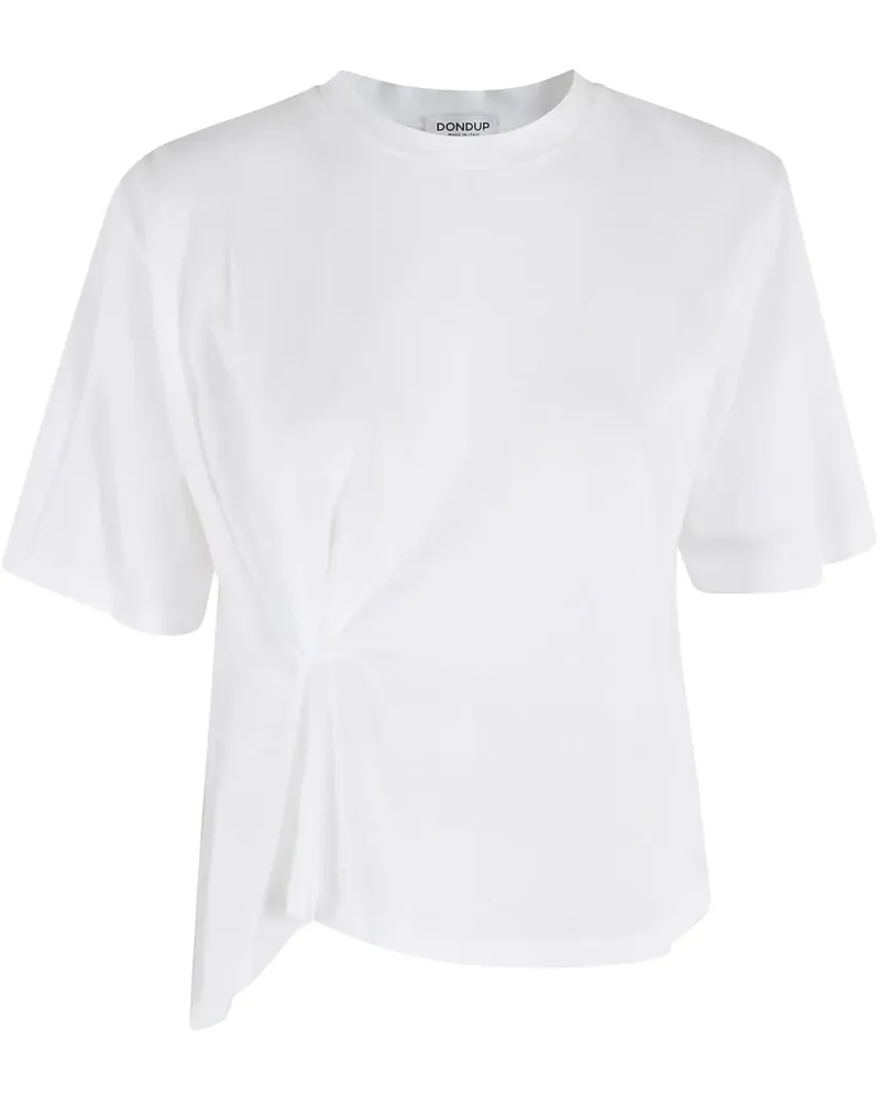 Dondup T-Shirt aus Baumwolle - Weiß Weiß
