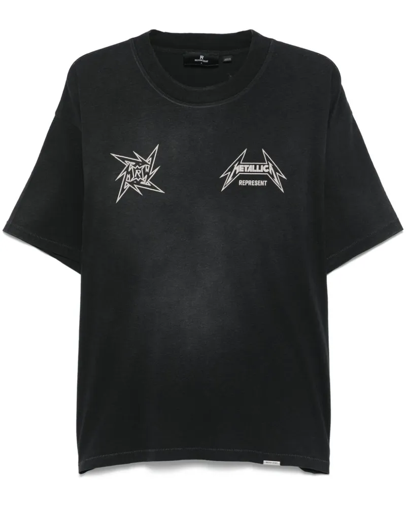REPRESENT x Metallica 40 Year Anniversary T-Shirt - Schwarz Schwarz