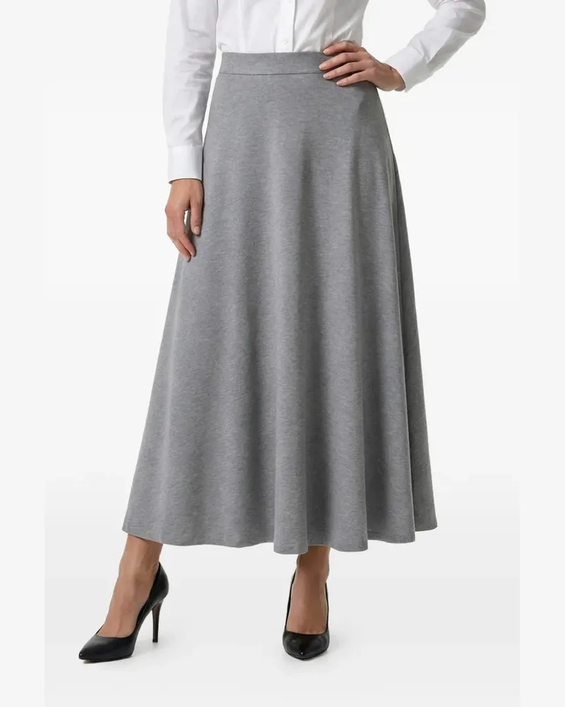 Brunello Cucinelli A-line midi skirt - Grau Grau