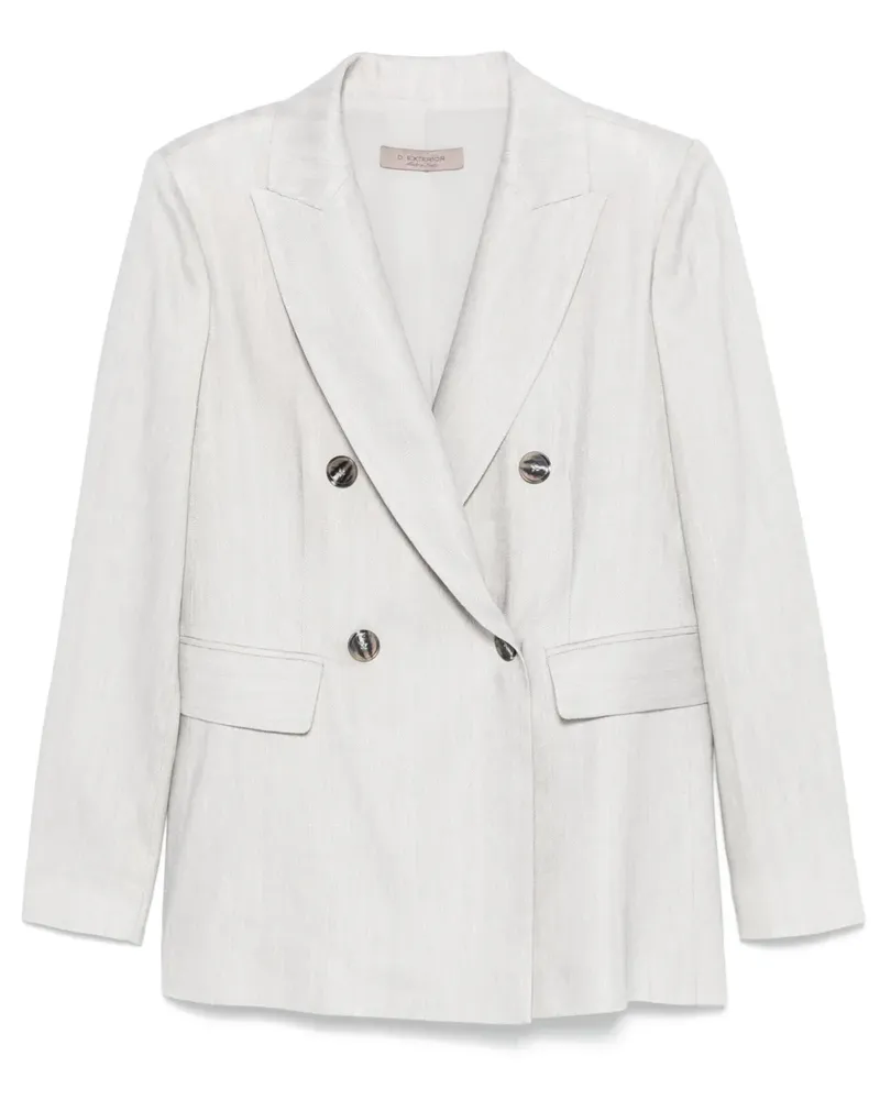 D.EXTERIOR Doppelreihiger Blazer - Grau Grau