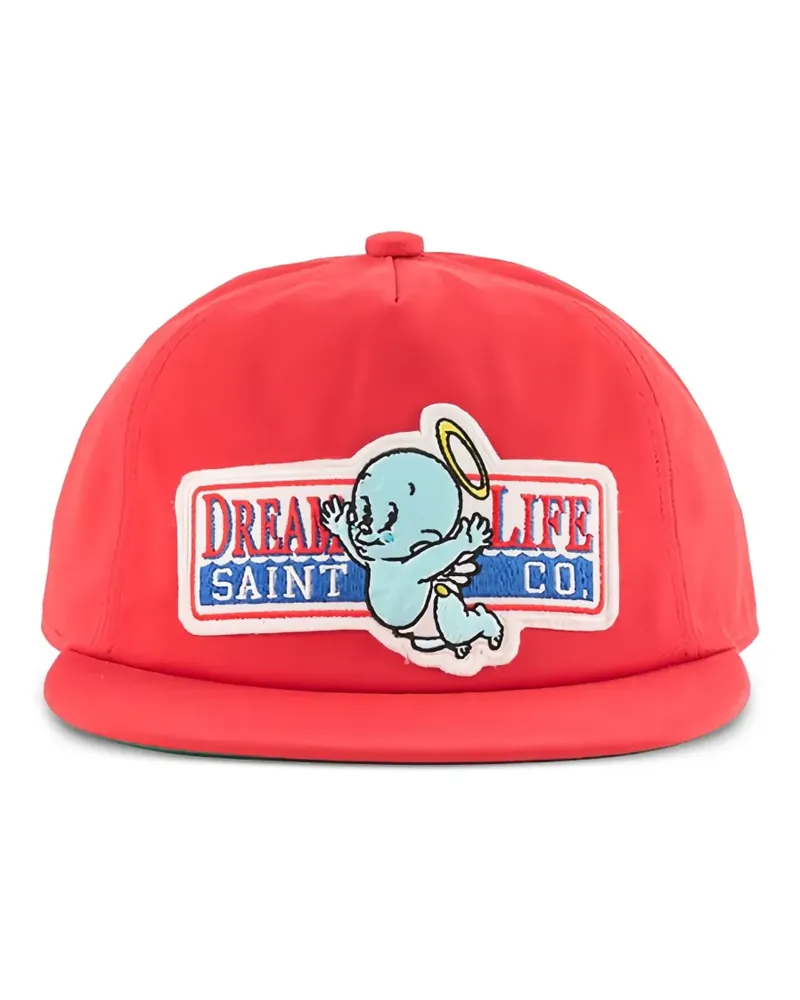 SAINT MXXXXXX Baseballkappe mit Applikation - Rot Rot