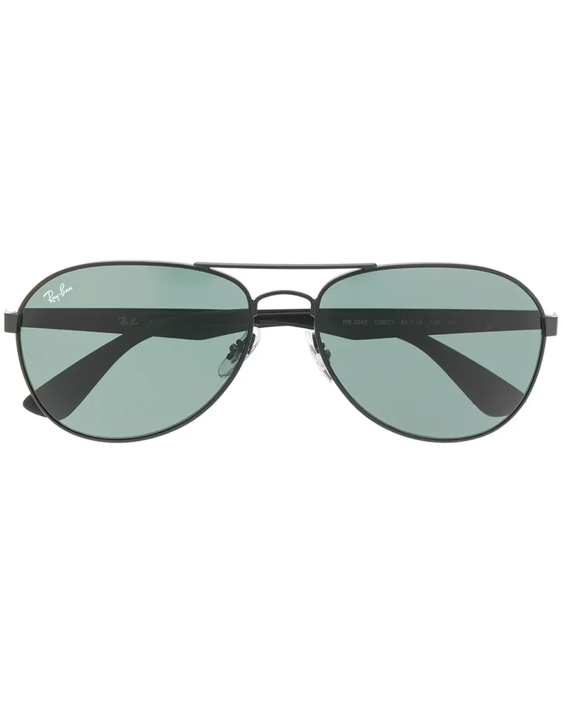 Ray Ban Klassische Pilotenbrille - Schwarz Schwarz